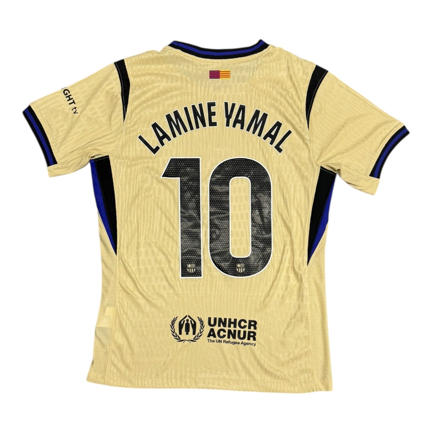 Barcelona 25/26 Kobe Away Gold Jersey - LAMINE YAMAL