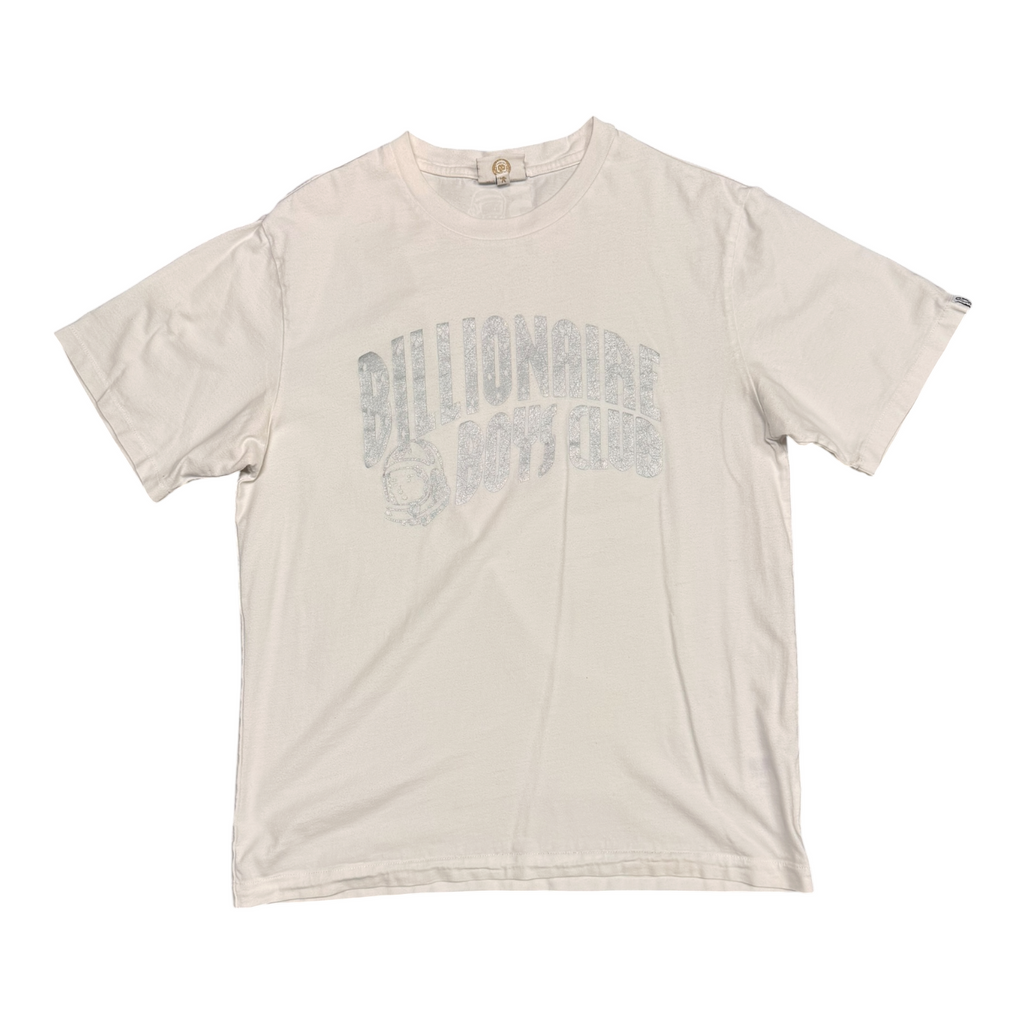 Billionaires Boys Club Silver Logo White Tee