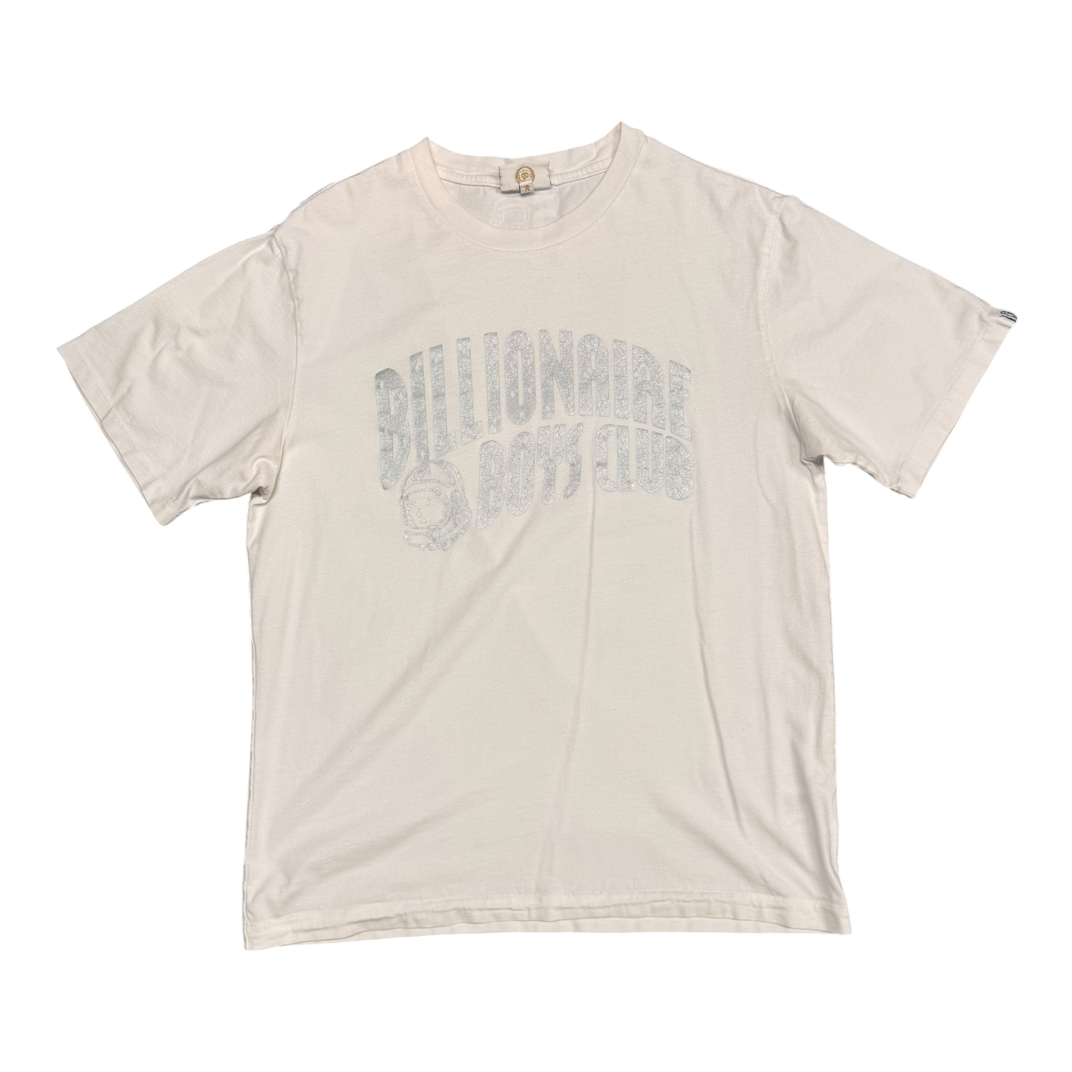 Billionaires Boys Club Silver Logo White Tee