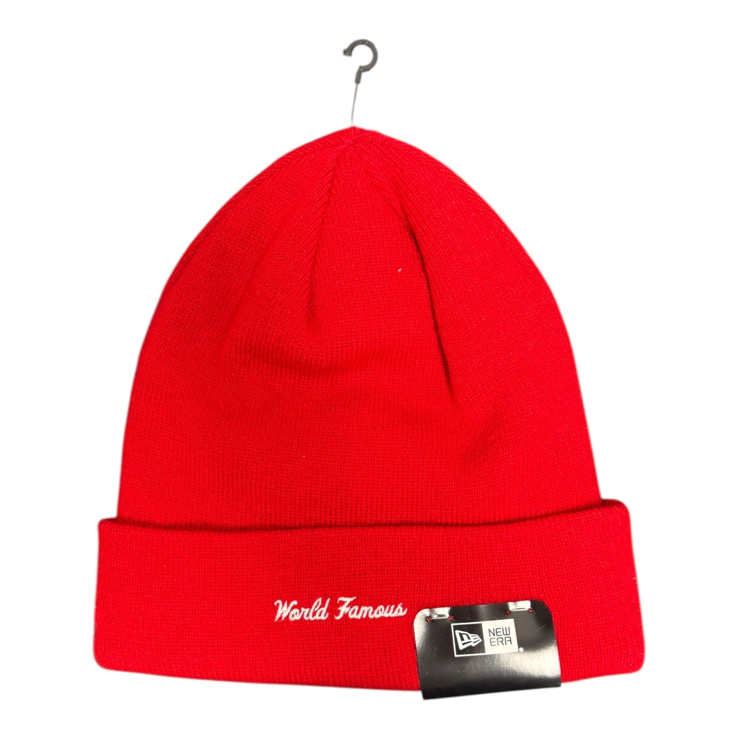 Supreme New Era Box Logo Beanie (Red)