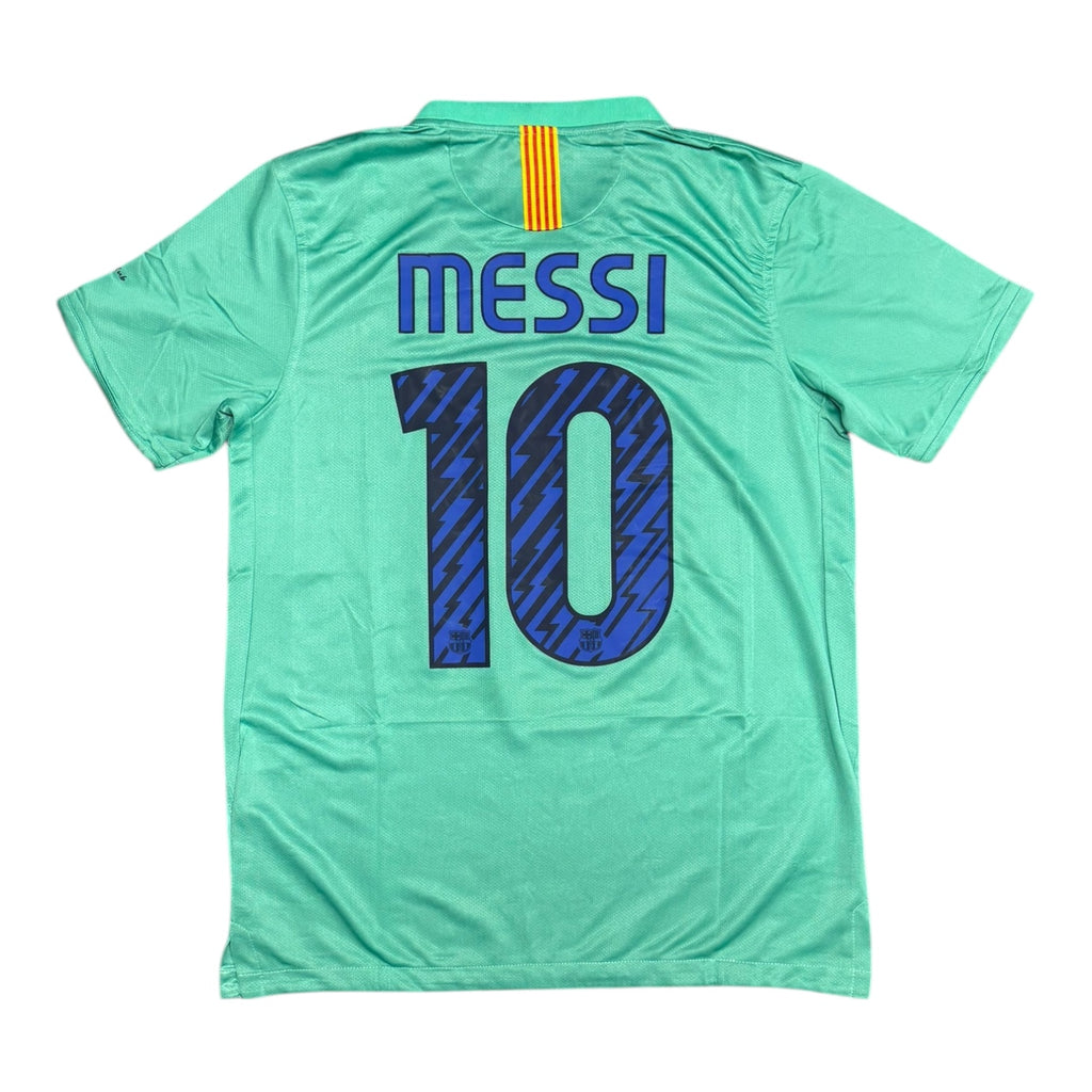 Barcelona 11/12 Away Teal Jersey - MESSI