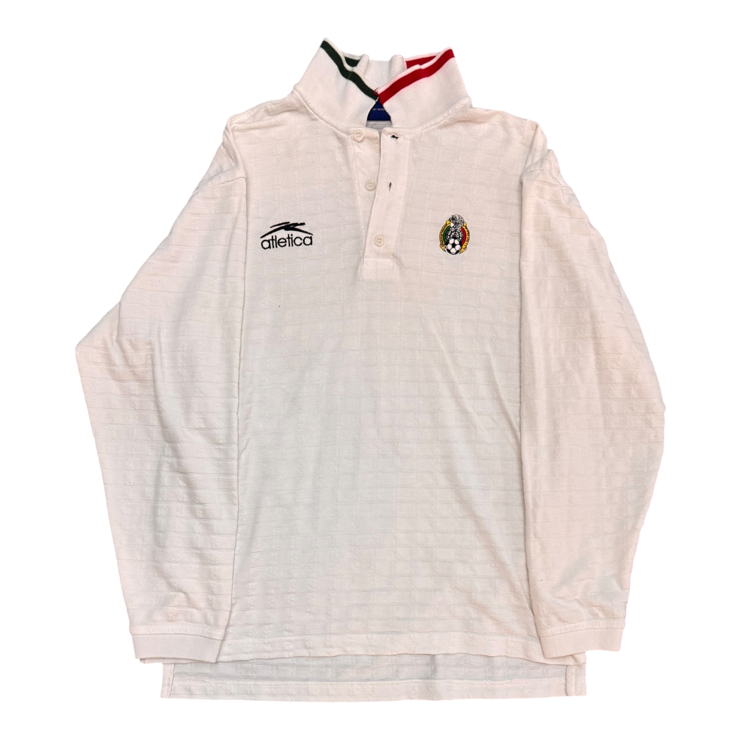 Mexico L/S white polo