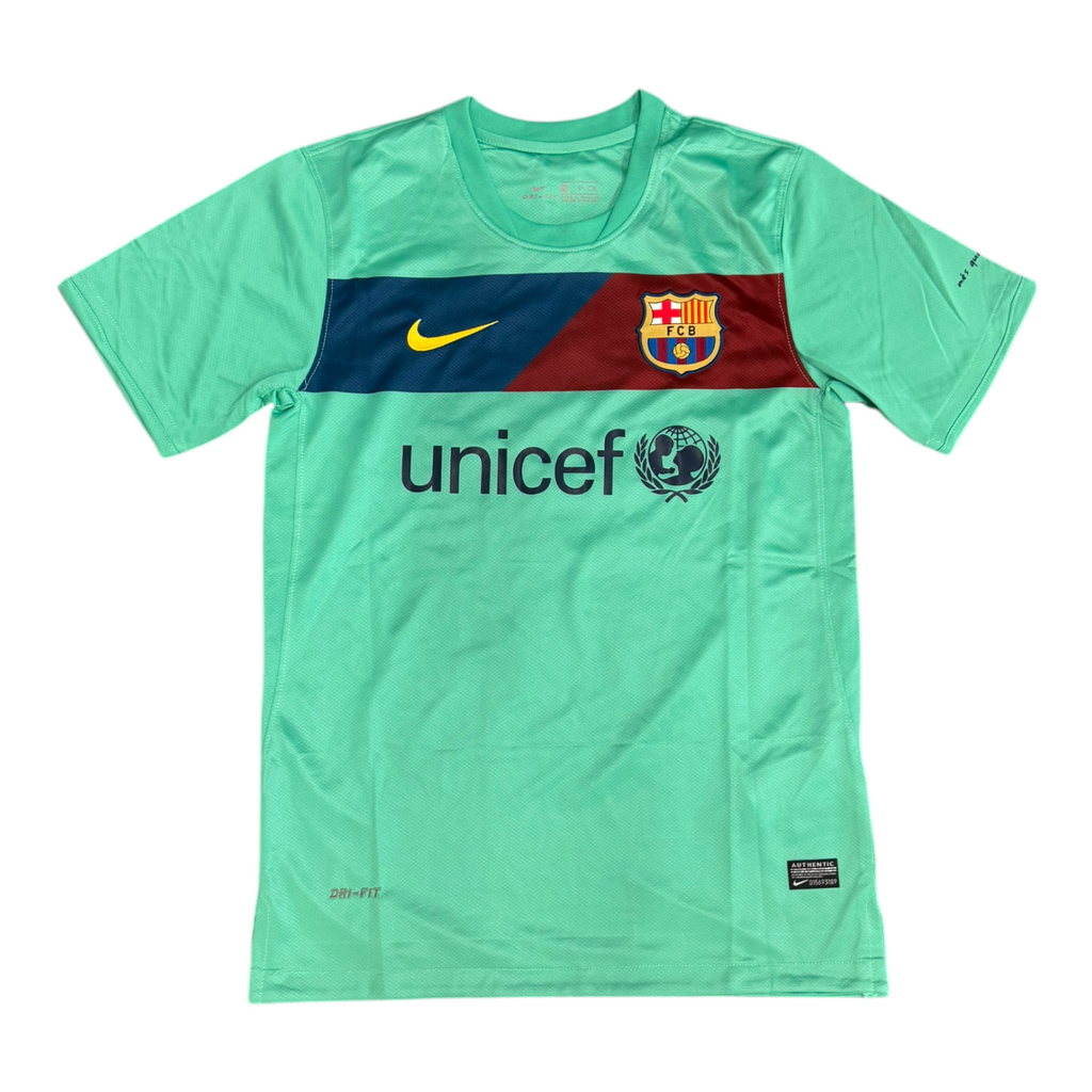Barcelona 10/11 Away Teal Jersey - MESSI