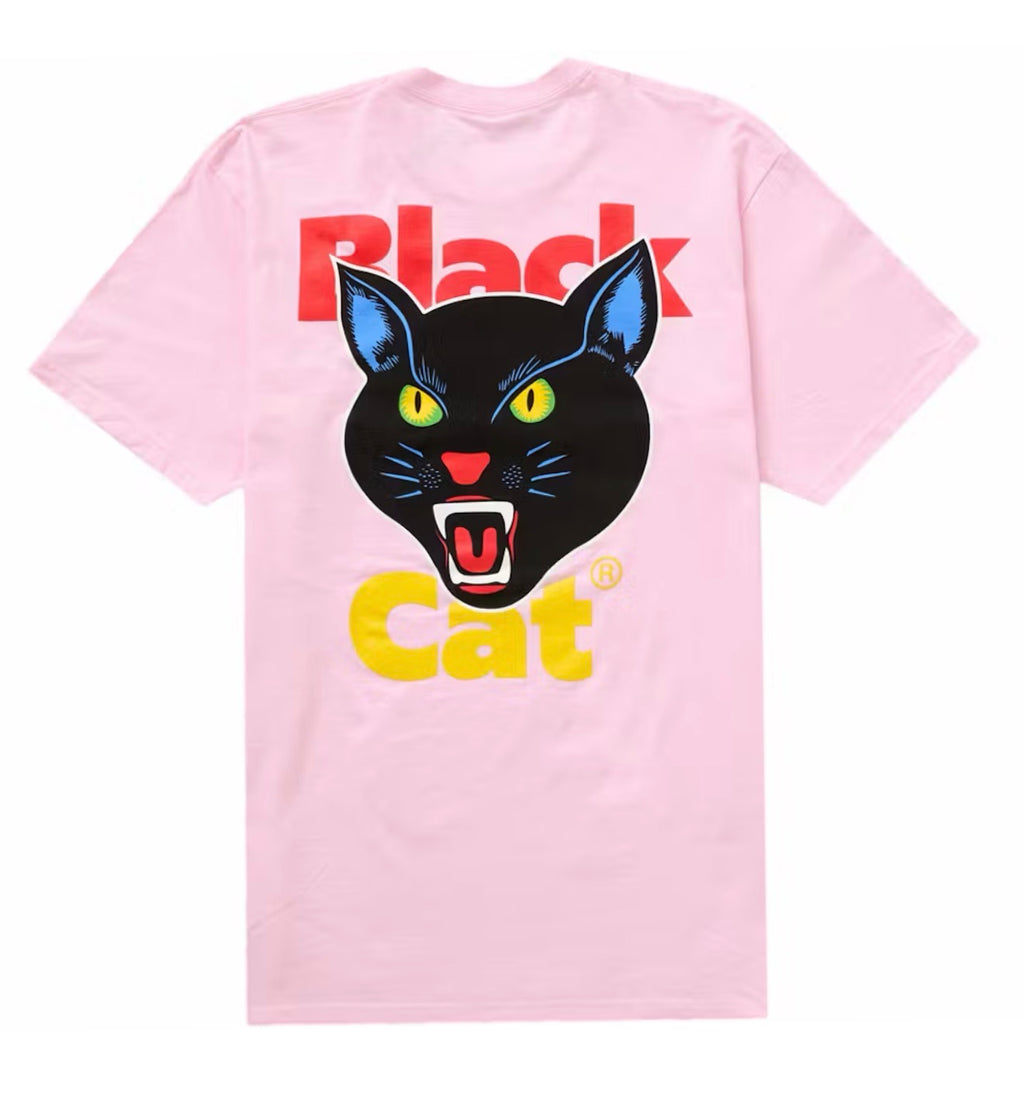 Supreme Black Cat Pink Tee