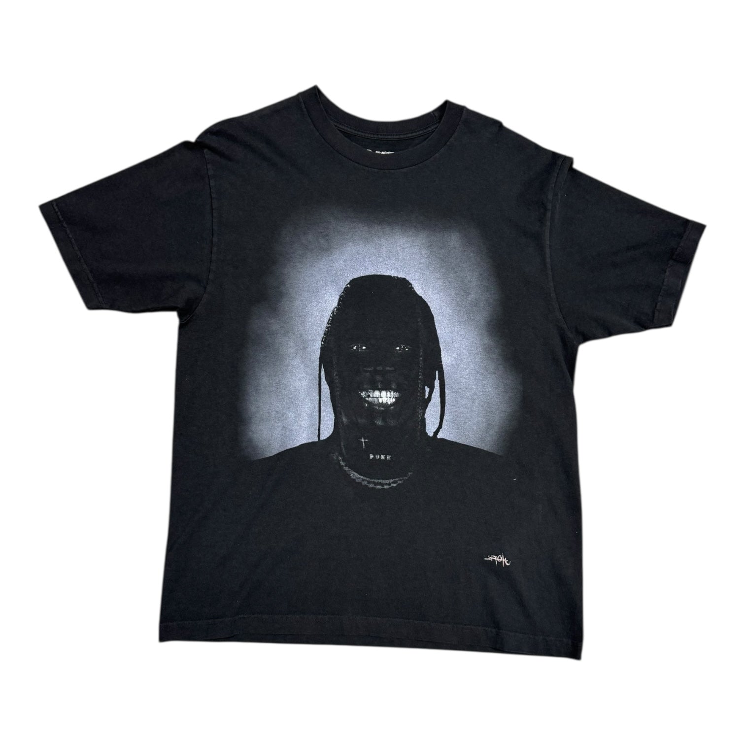 Travis Scott Utopia I Know Face Black Tee