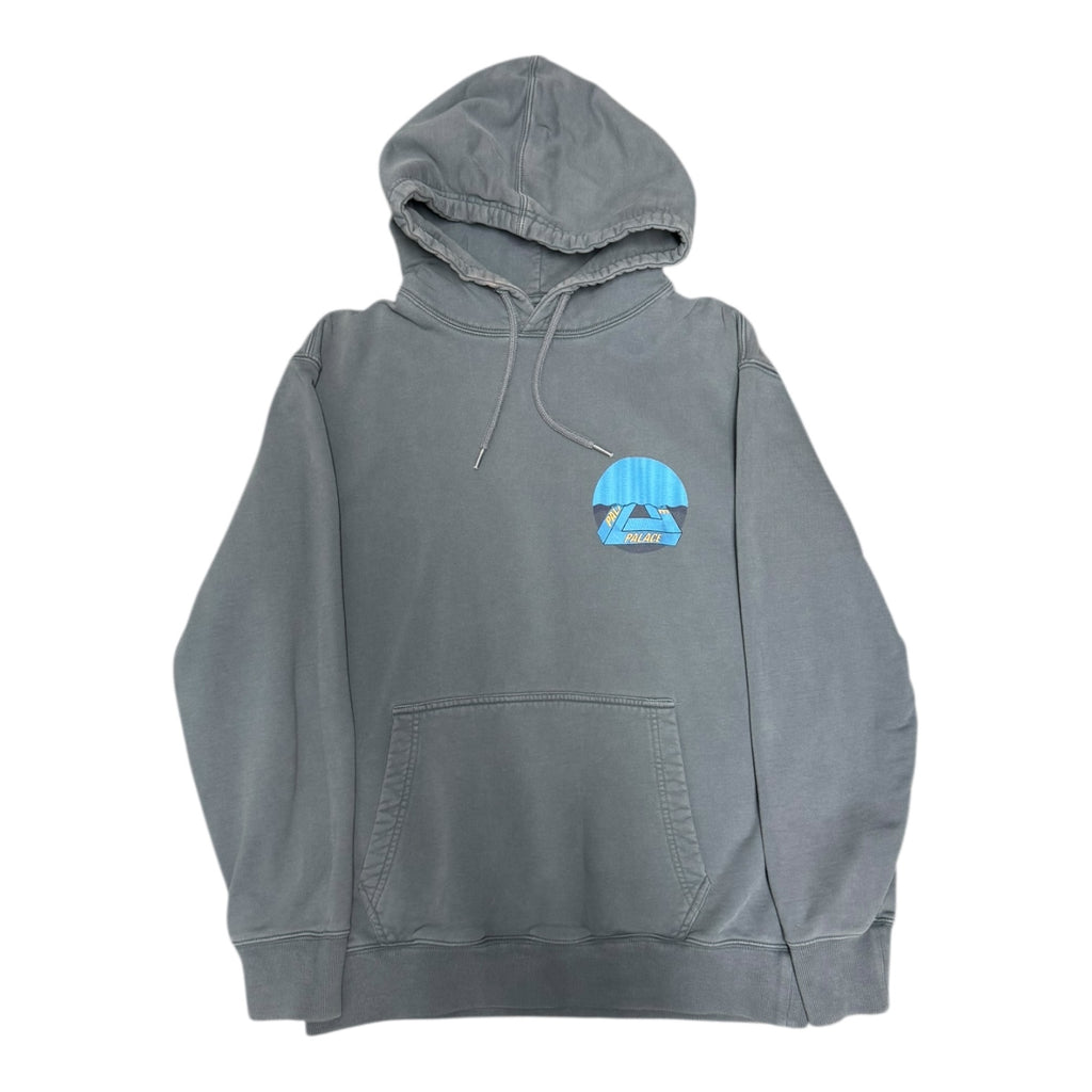 Palace Tri-Curtain Grey Hoodie