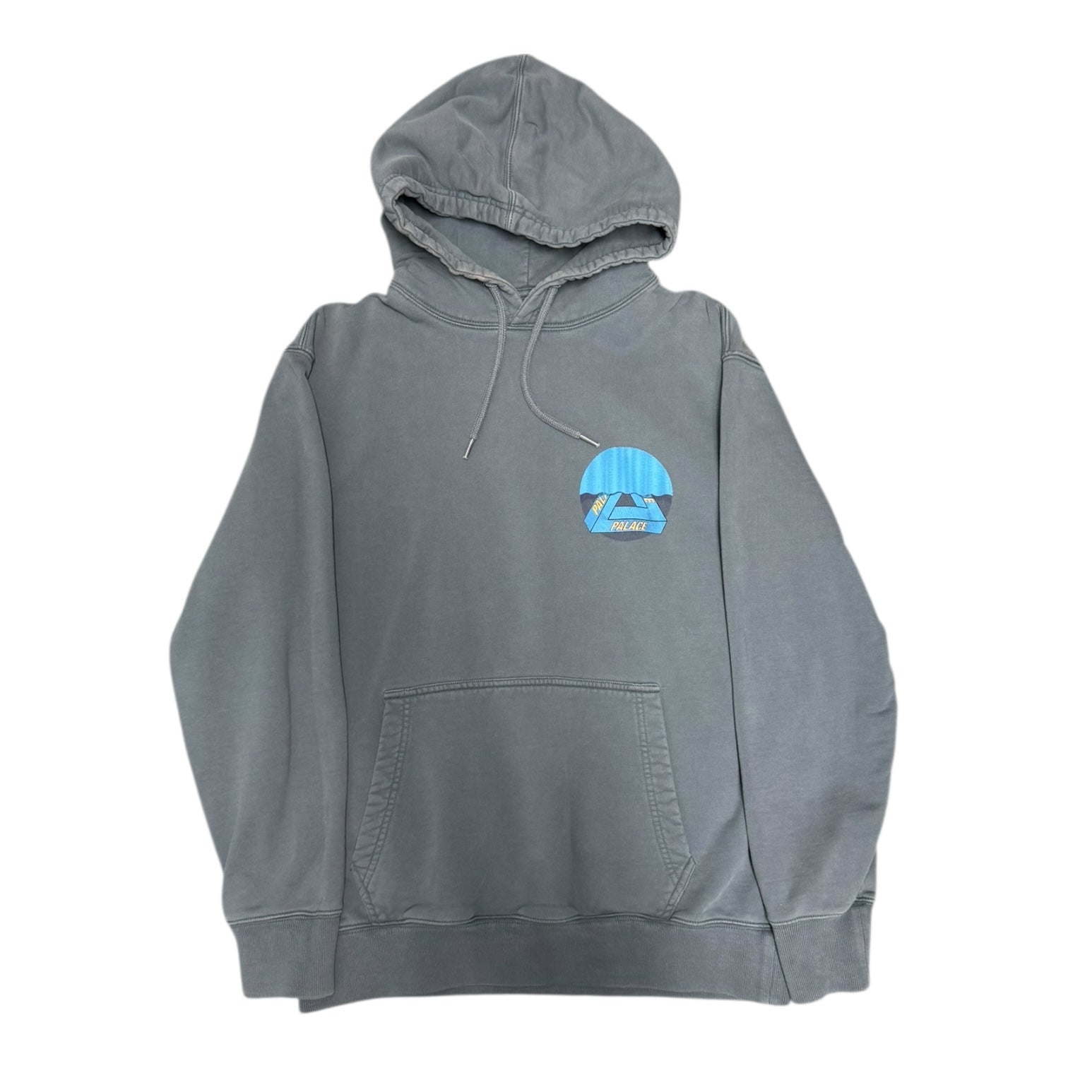 Palace Tri-Curtain Grey Hoodie