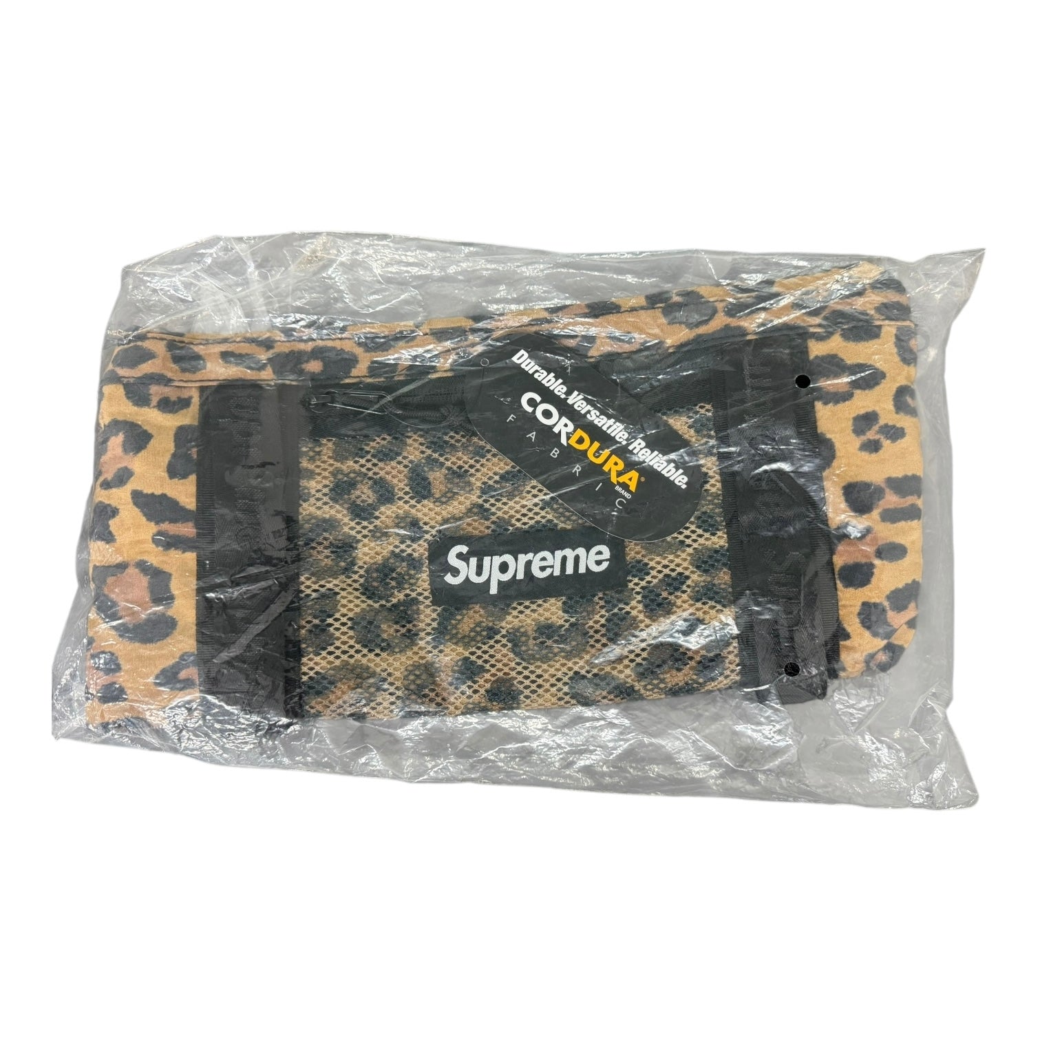 Supreme Cheetah Mesh Mini Duffle Bag