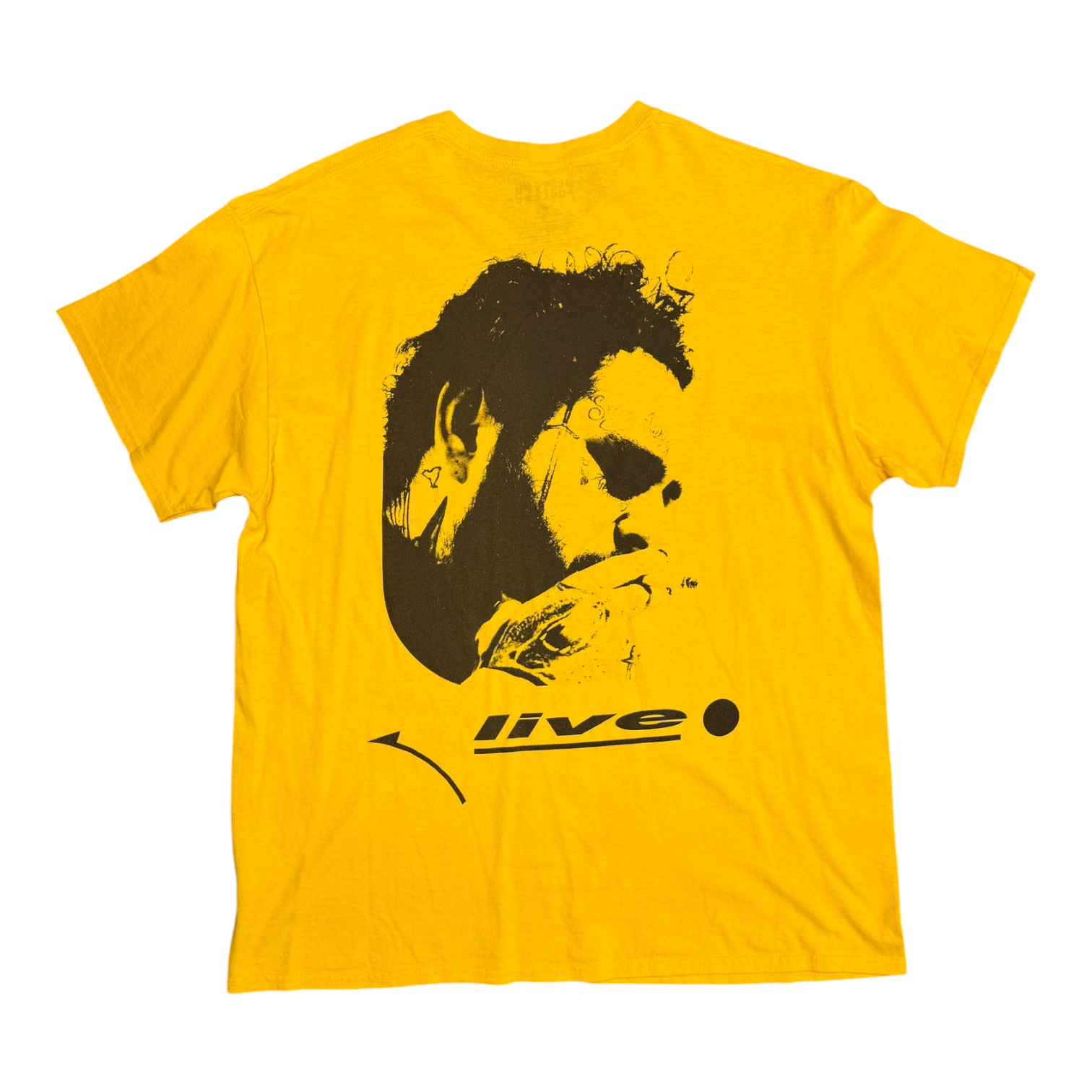 Post Malone Live Yellow Tee