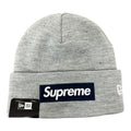 Supreme New Era Box Logo Grey Beanie (FW25)