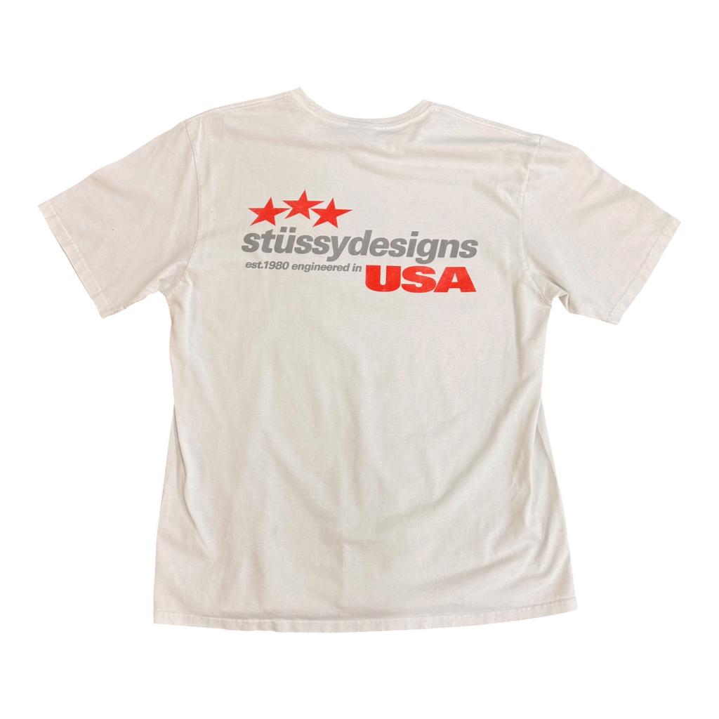 Stussy USA White Tee