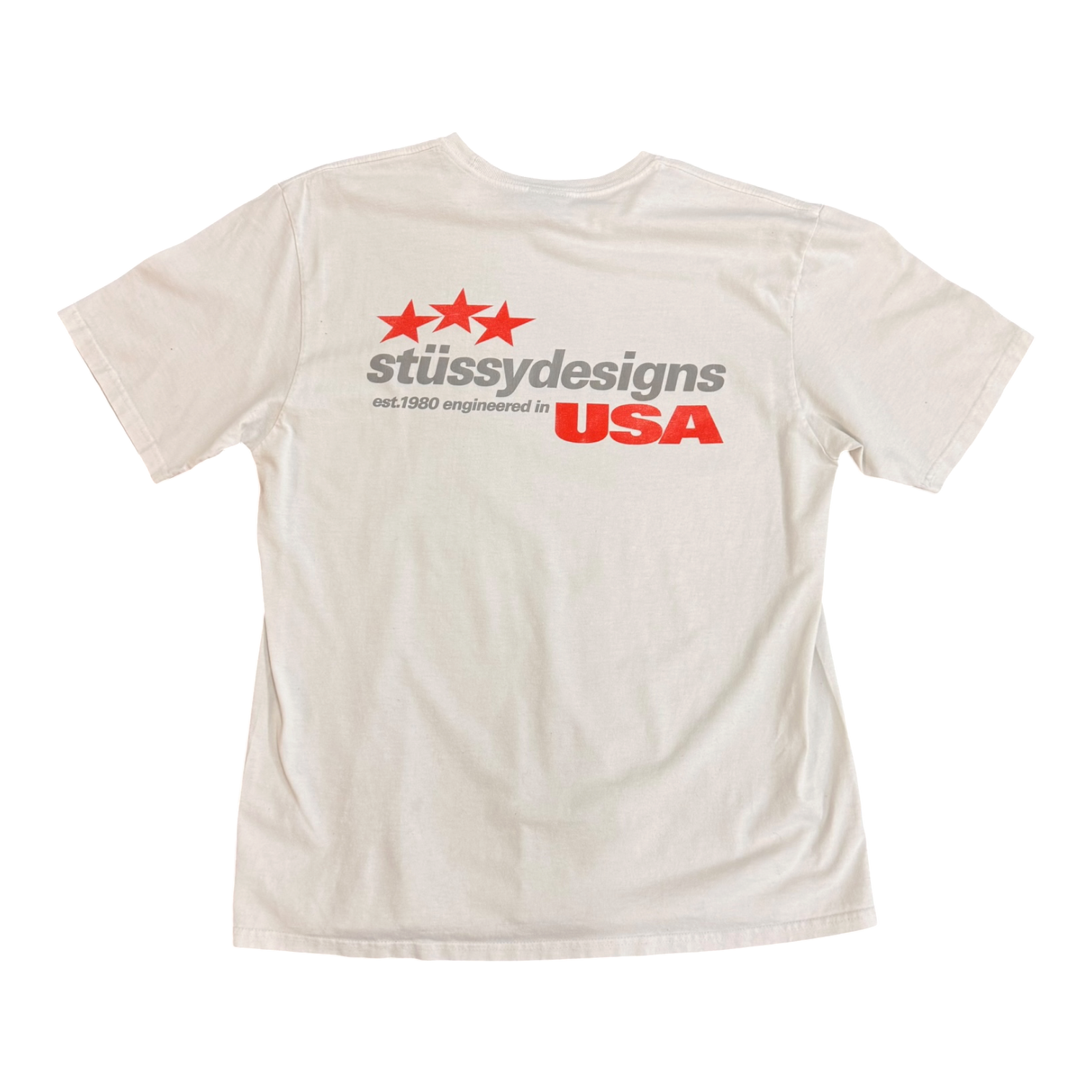 Stussy USA White Tee