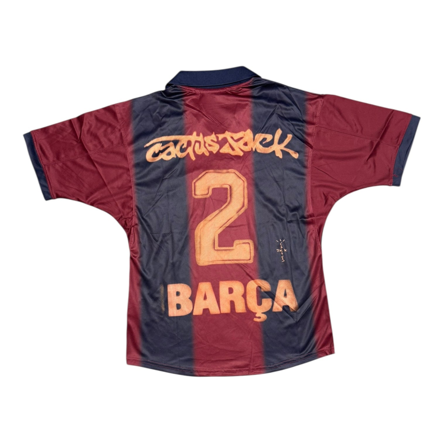 Barcelona x Travis Scott Retro 00/01 Skeleton Jersey