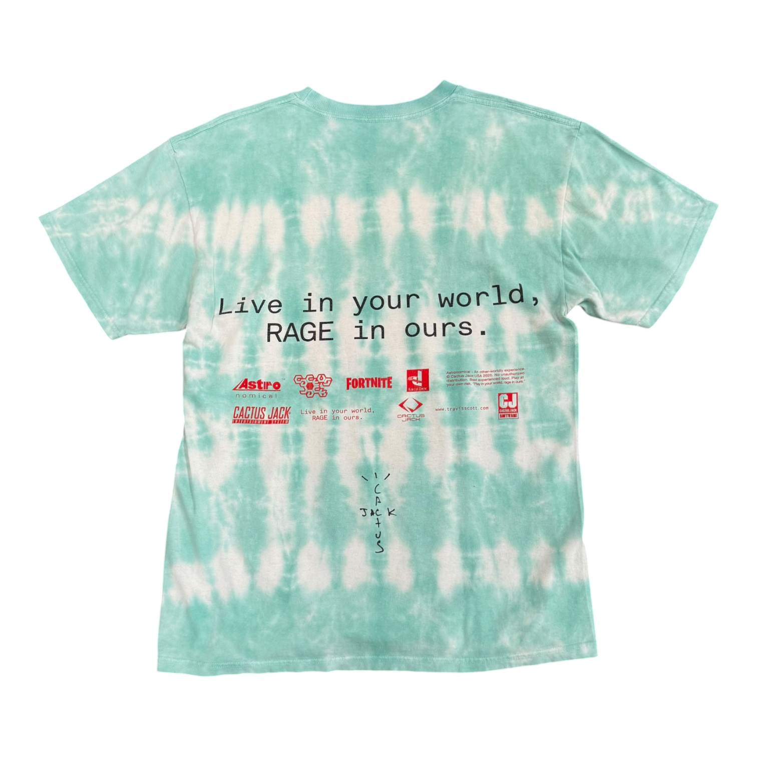 Travis Scott x Fortnite World Tie Dye Tee