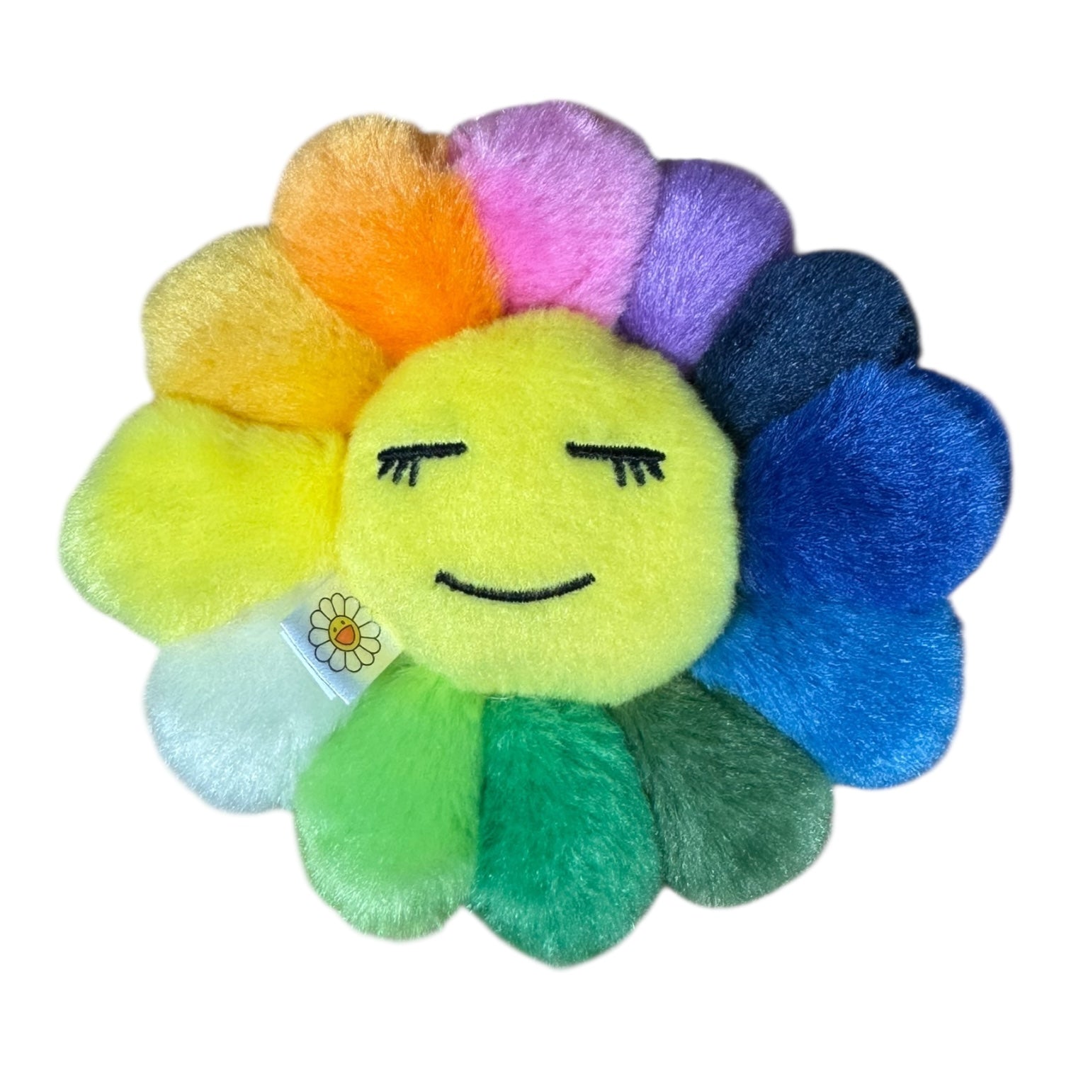 Takashi Murakami Plush Keychain Double Sided Rainbow