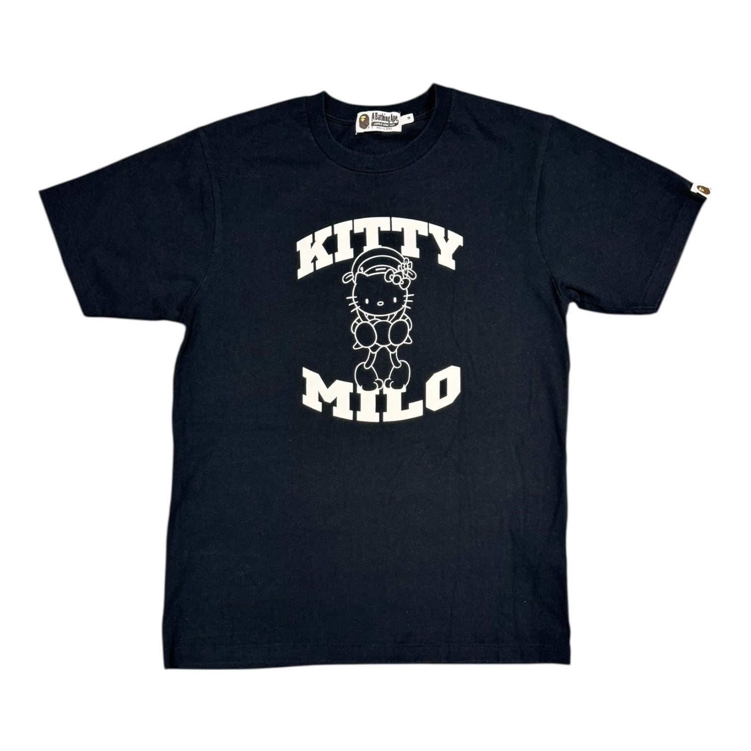 Bape x Hello Kitty Milo Black Tee