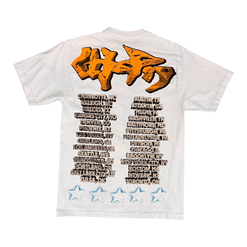 Travis Scott Utopia Tour Skitzo White Tee
