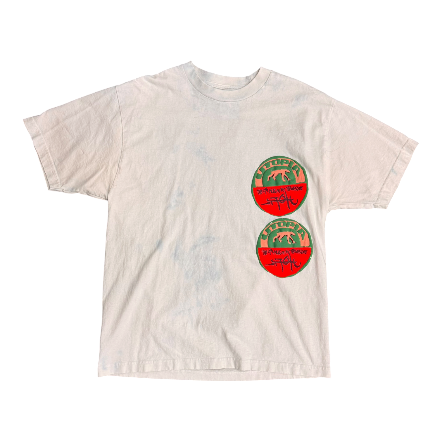 Travis Scott Utopia B3 White Tee