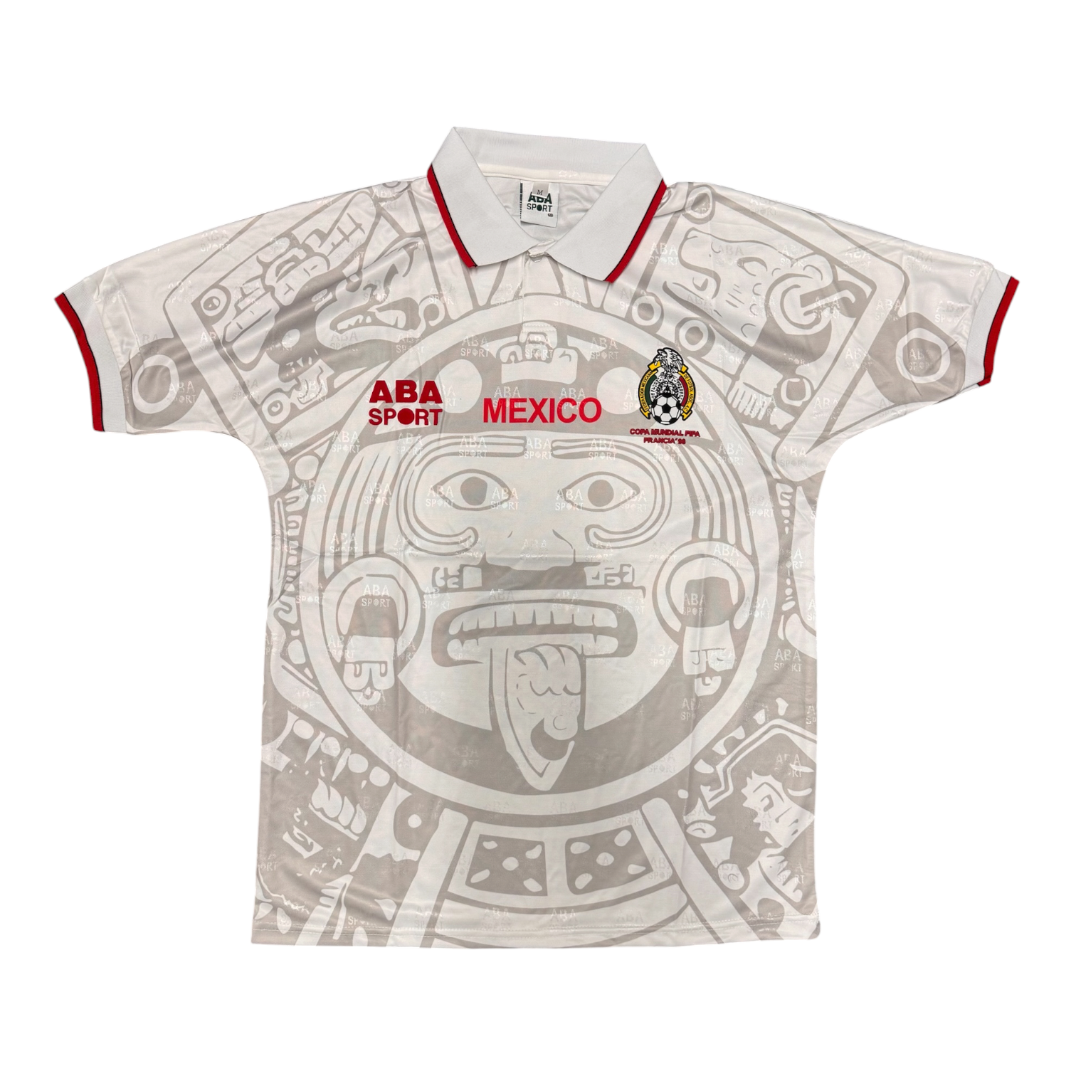 Mexico 1998 World Cup Aztec Away White Jersey