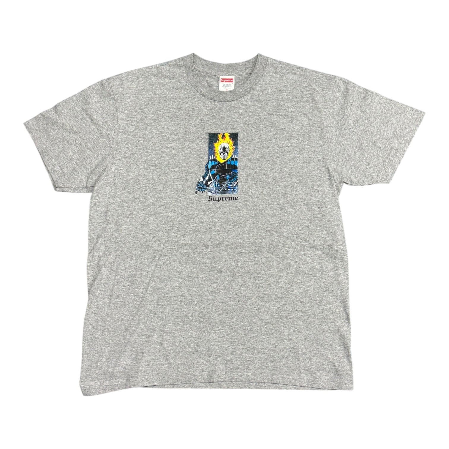 Supreme Ghost Rider Grey Tee