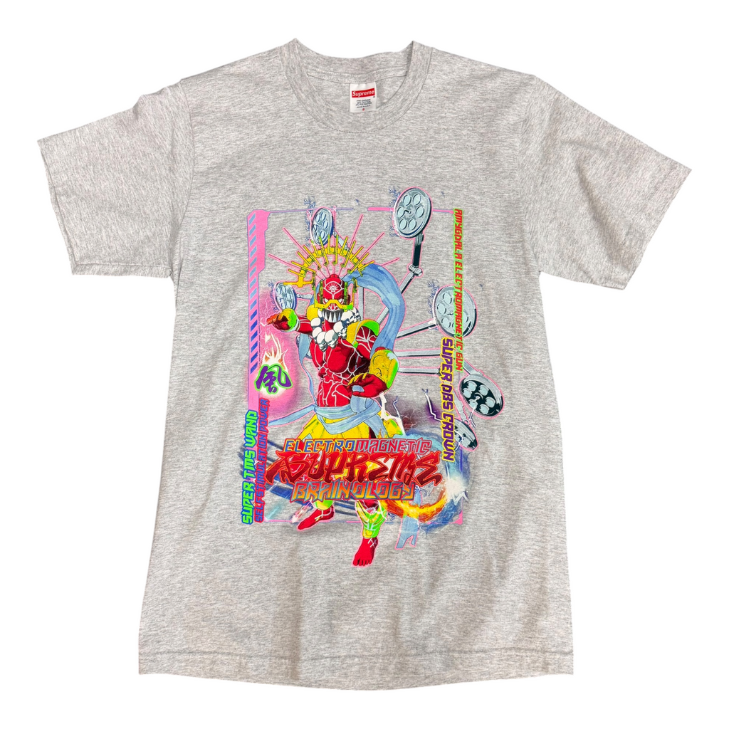 Supreme Electromagnetic Grey Tee