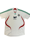 2007-2008 Mexico Adidas Away White Jersey
