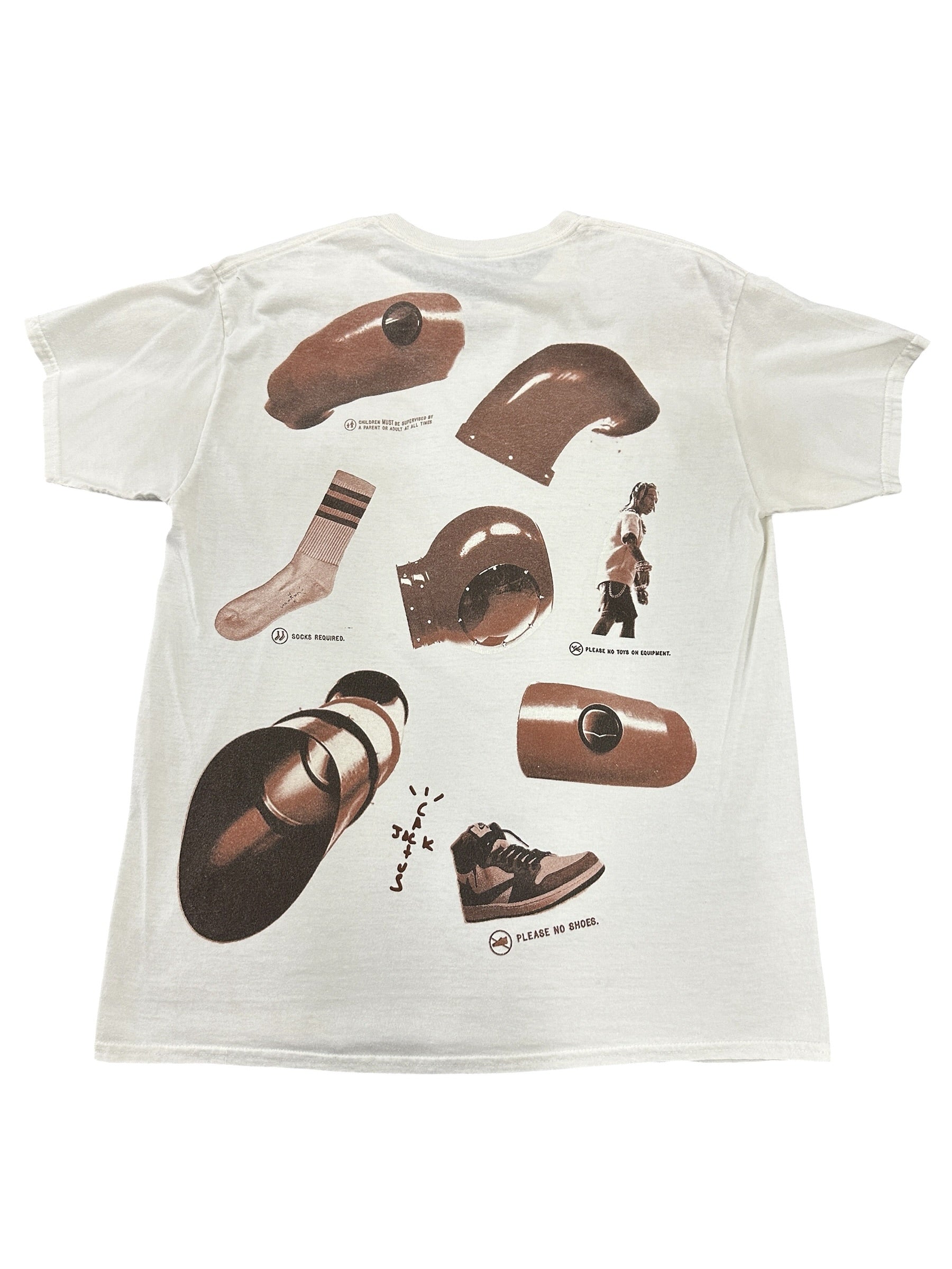 Cactus Jack X McDonald’s Rules White Tee