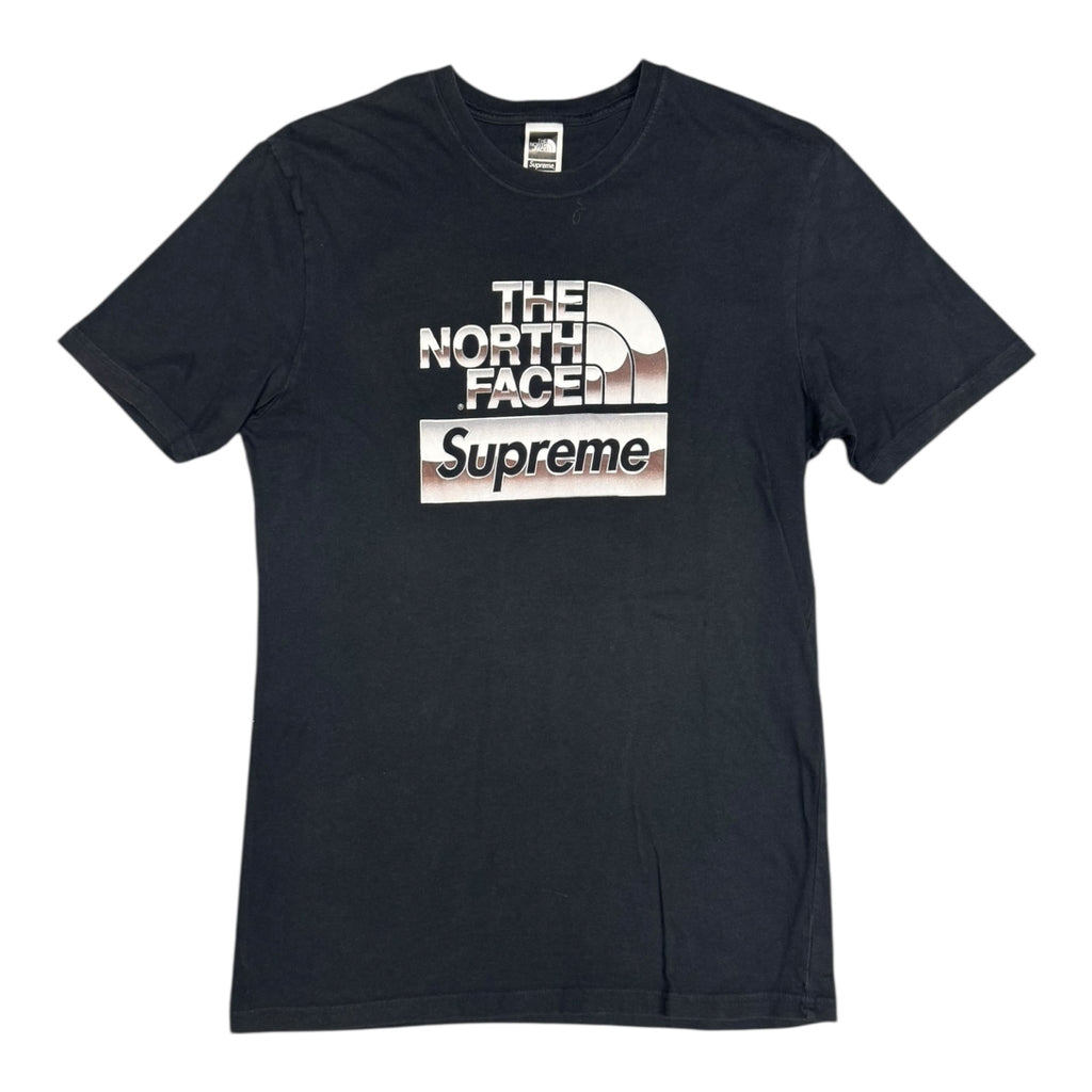 Supreme x North Face Logo Black Tee