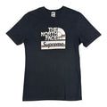 Supreme x North Face Logo Black Tee