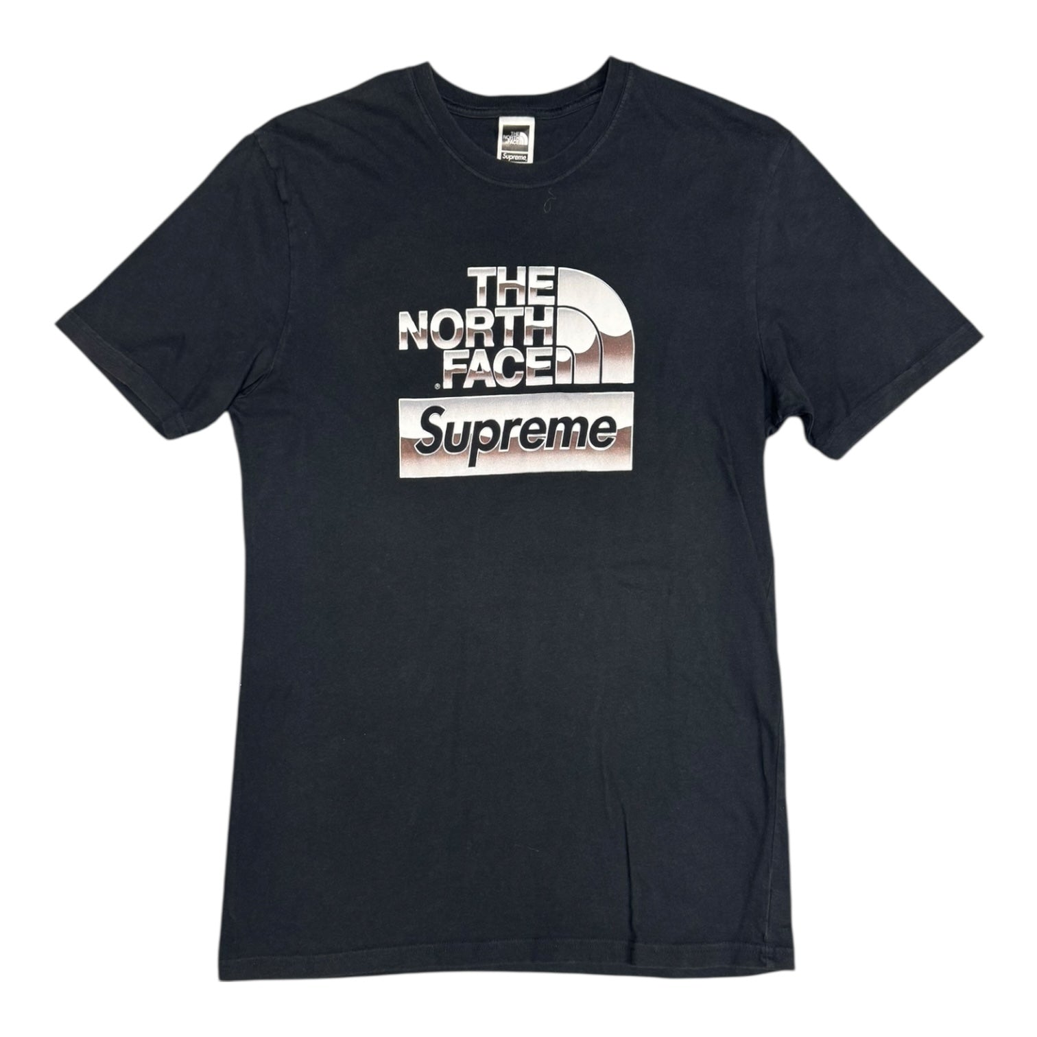 Supreme x North Face Logo Black Tee