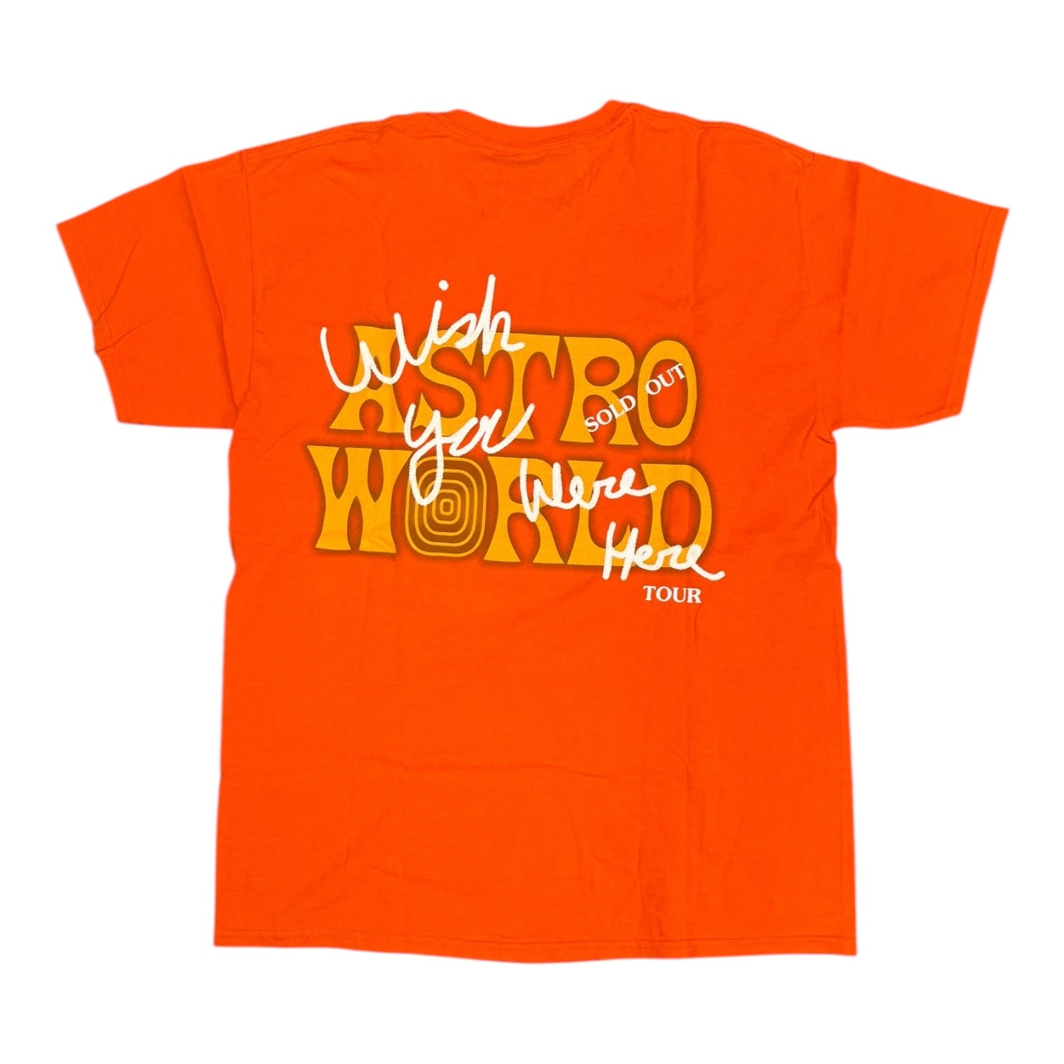 Travis Scott Houstonfornication Orange Tee