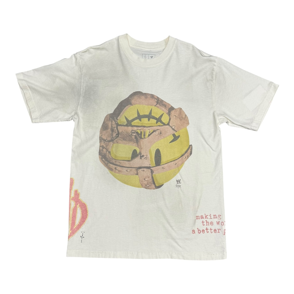Travis Scott x WWE Mankind Smiley Tee