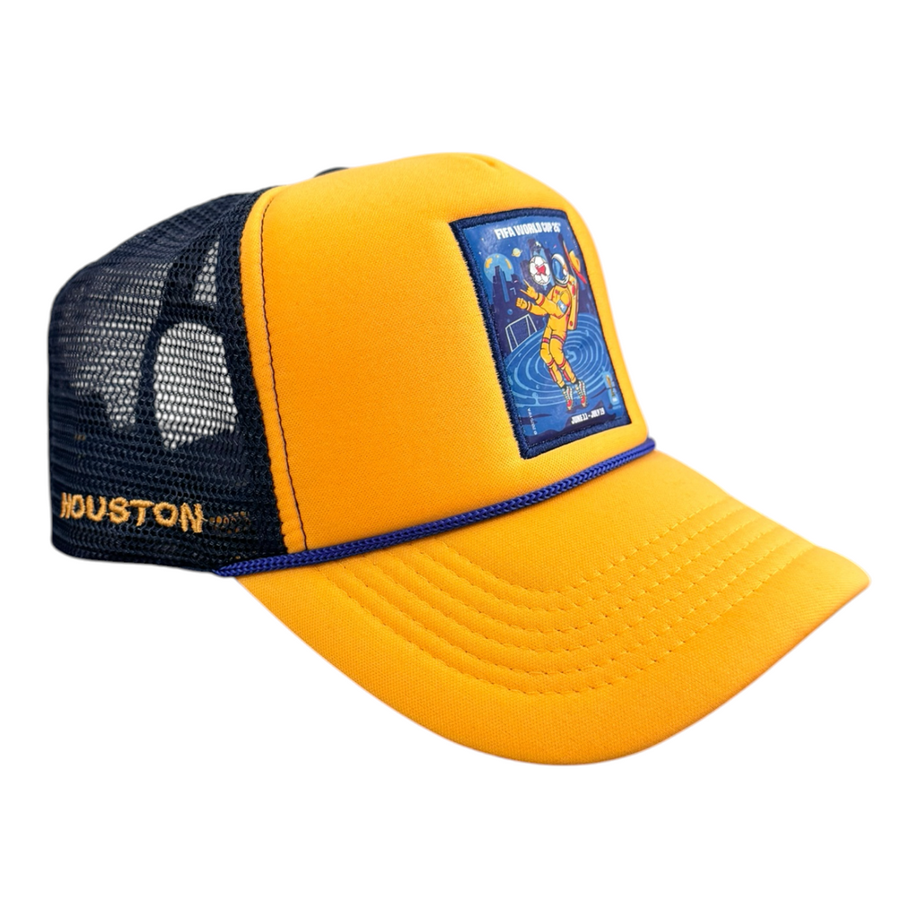 Houston Astronaut 2026 World Cup Yellow Snap Back