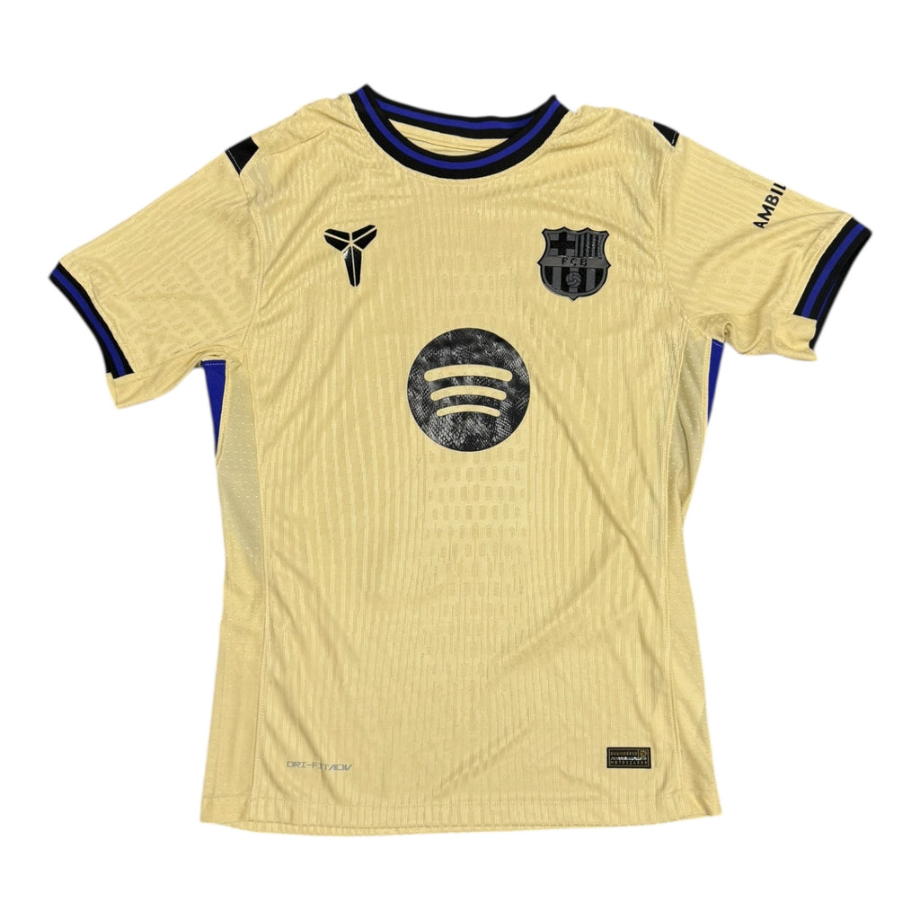 Barcelona 25/26 Kobe Away Gold Jersey - LAMINE YAMAL