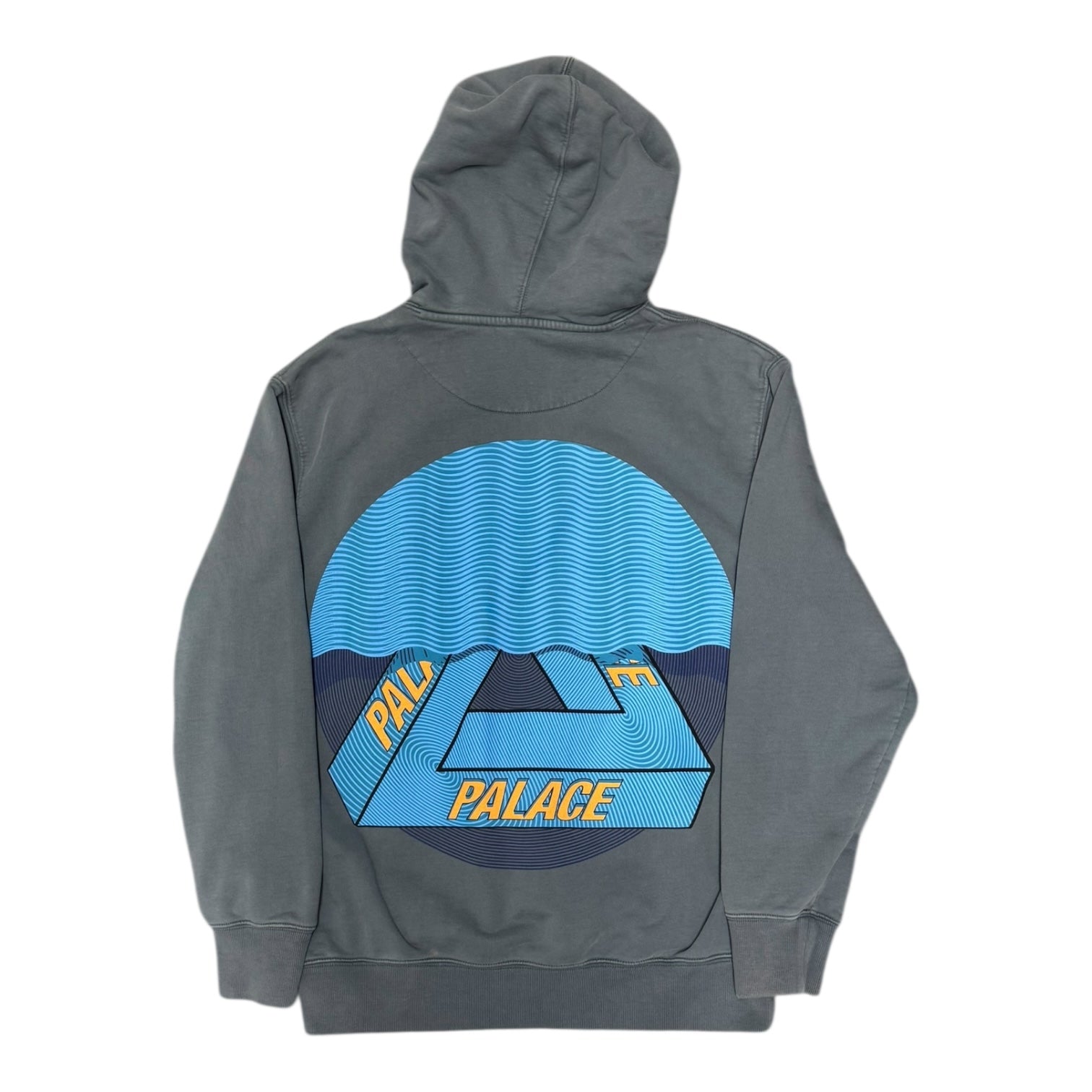 Palace Tri-Curtain Grey Hoodie