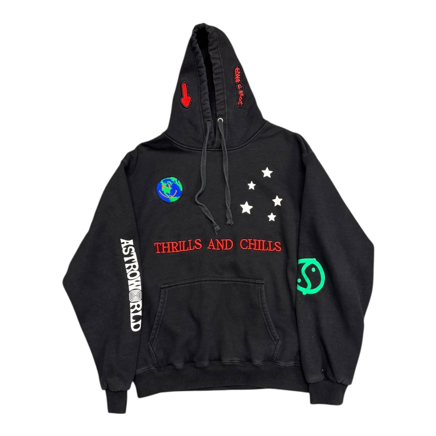 Travis Scott Astroworld Fest '18 Thrills & Chills Black Hoodie