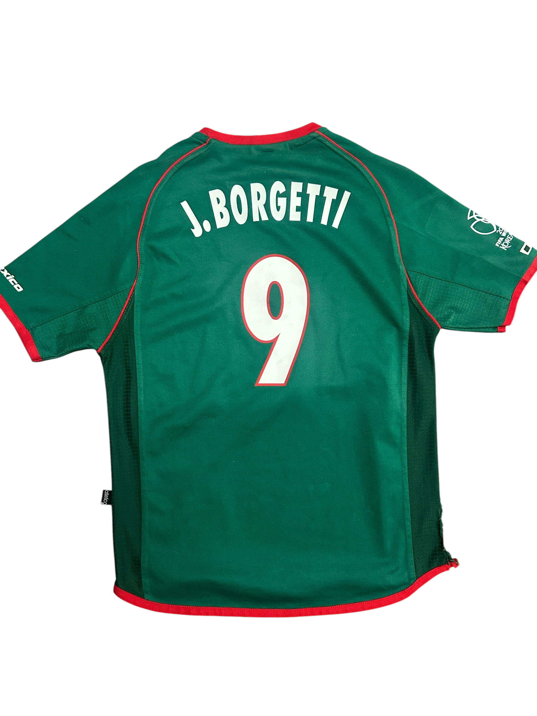 2001-2002 Mexico J. Borgetti Youth Jersey