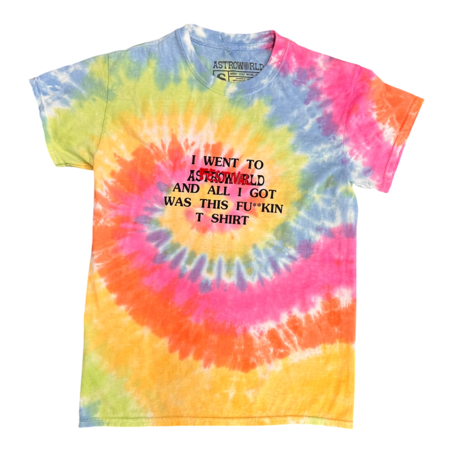Travis Scott I went to Astroworld Tie Dye Where Were You Shirt