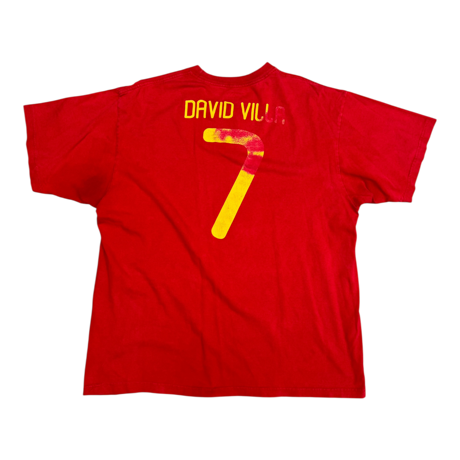 Spain 2010 David Villa Red Tee