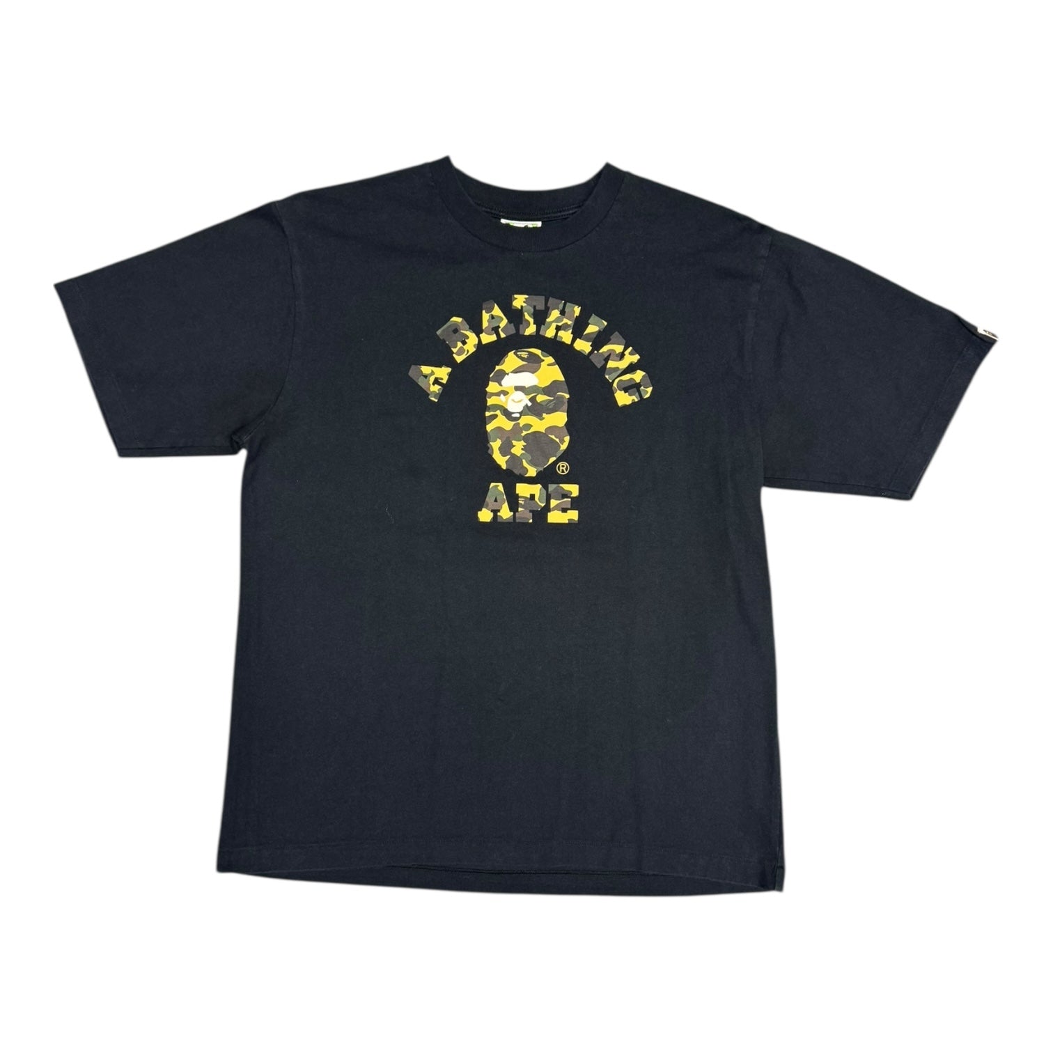 Bape Yellow Camo College Tee