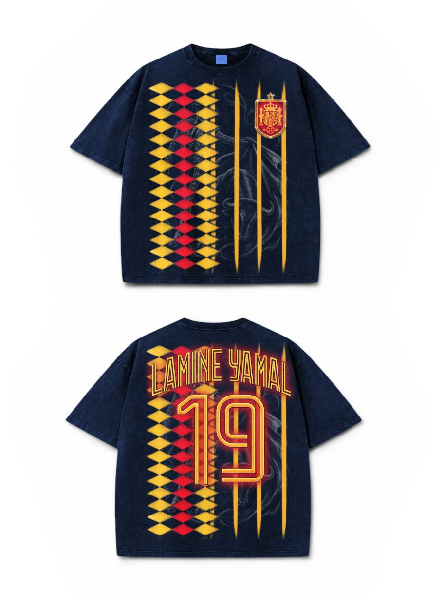 Spain Lamine Yamal Navy Tee