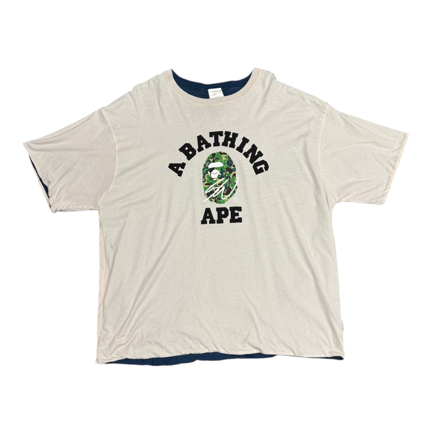 Bape x Sean Wotherspoon Reversible Grey Tee
