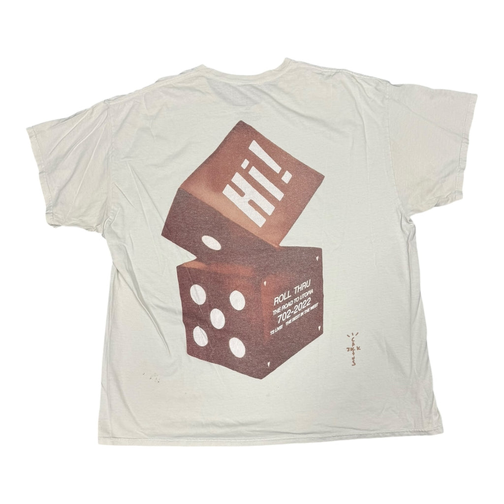 Travis Scott Las Vegas Dice White Tee