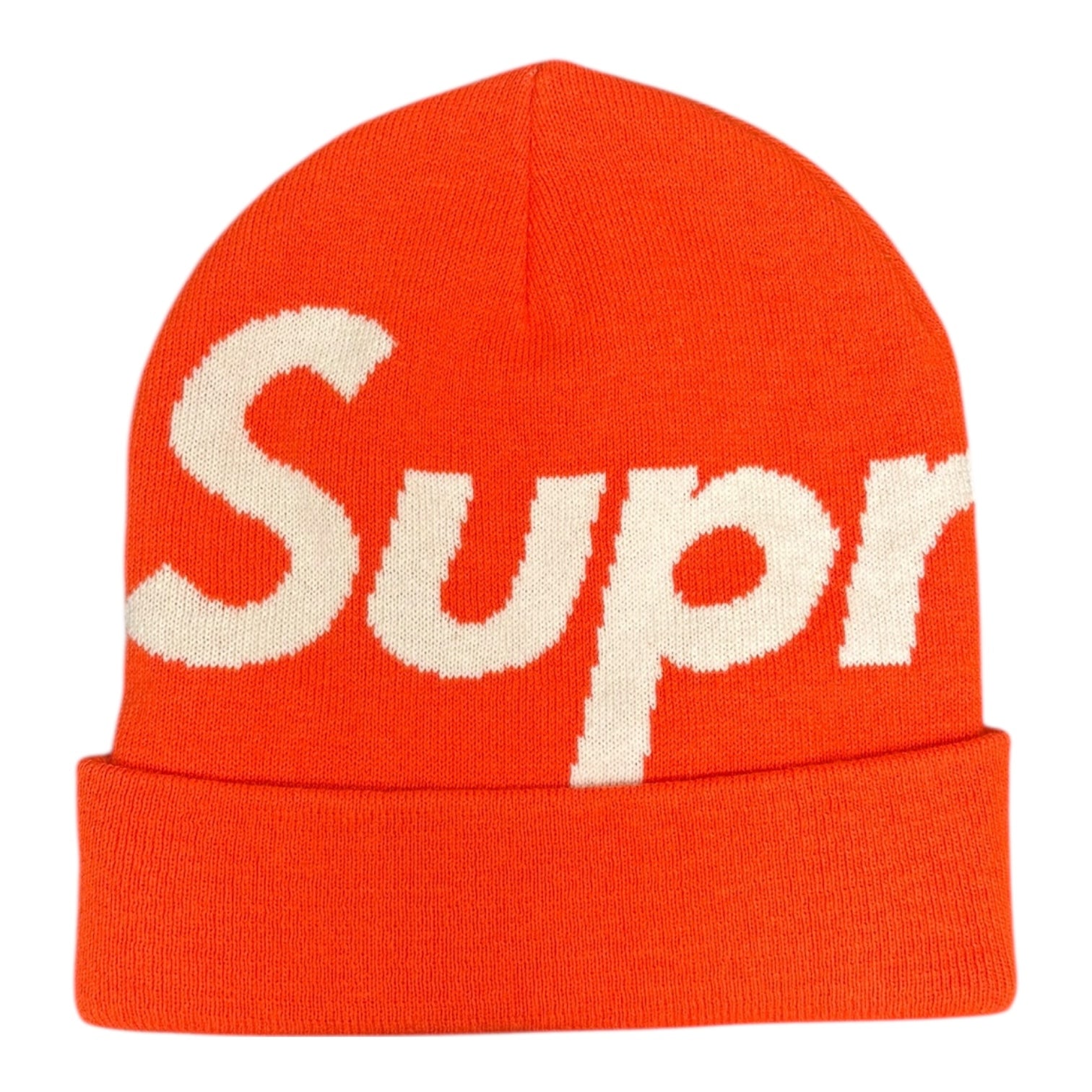 Supreme Big Logo Beanie Orange