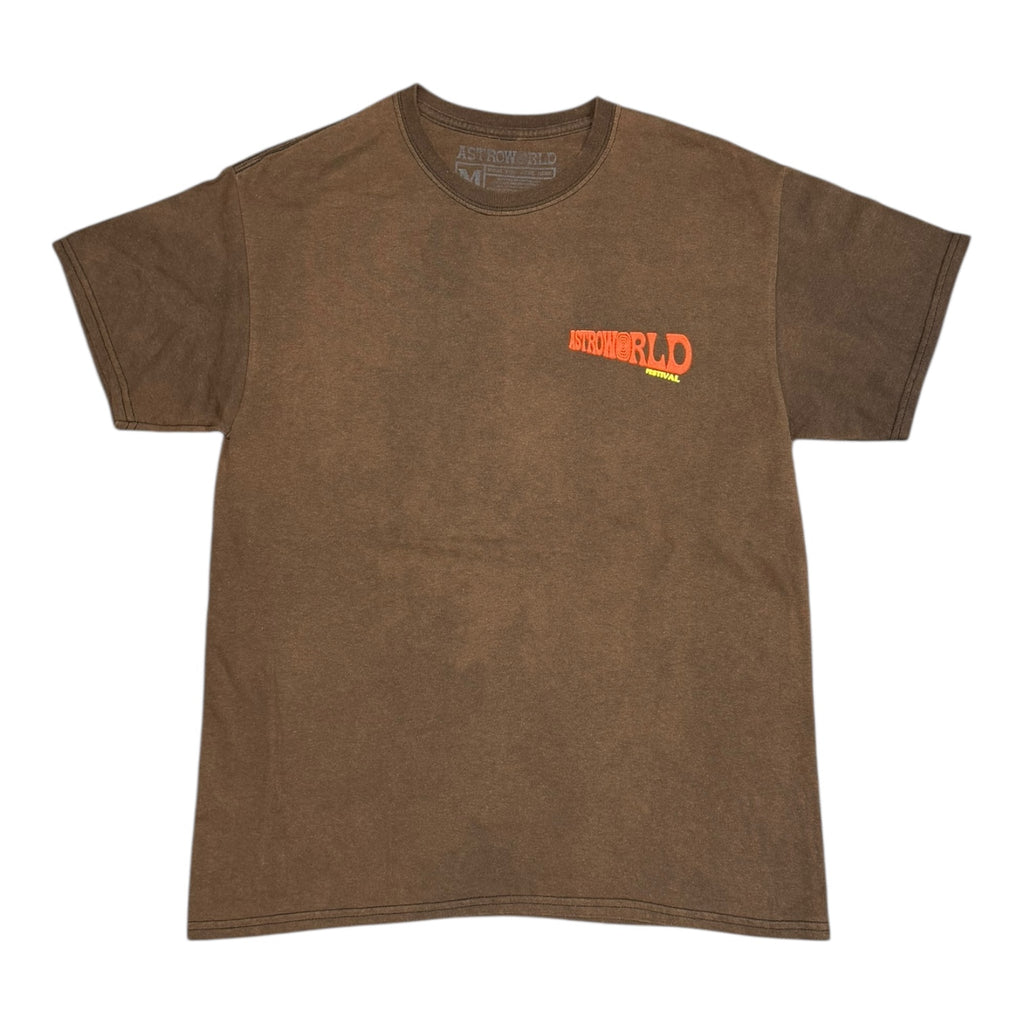 Travis Scott Astroworld Fest '18 Brown Tee