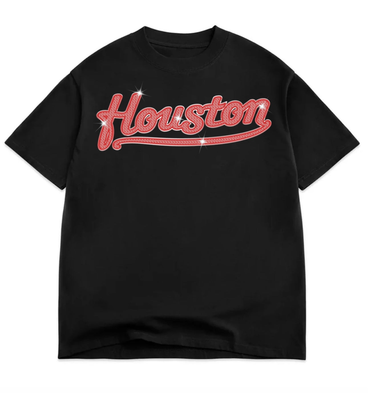 Houston Black/Red Tee