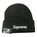 Supreme New Era Box Logo Black Beanie (FW25)