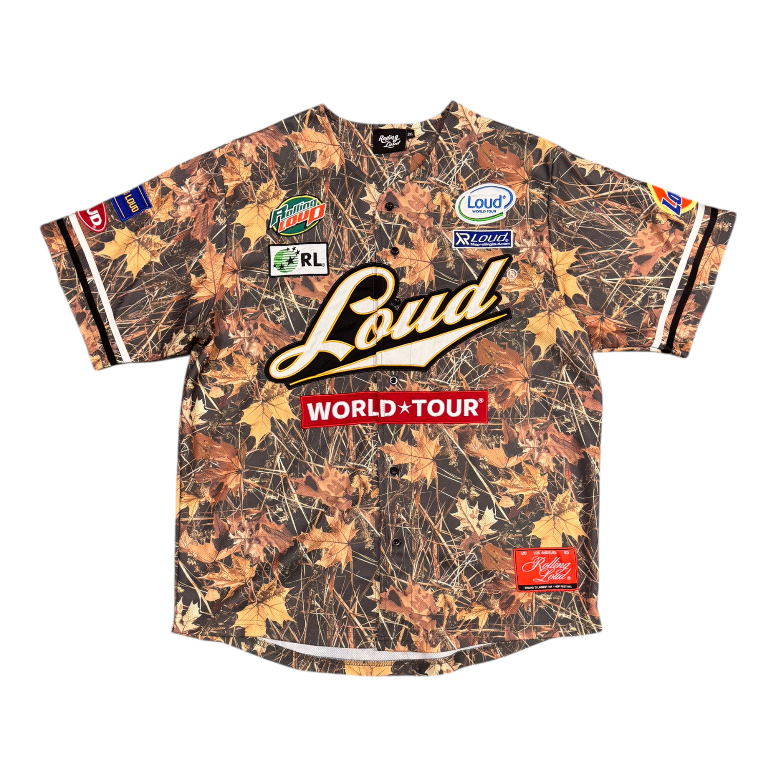 Rolling Loud Camo Baseball Jersey