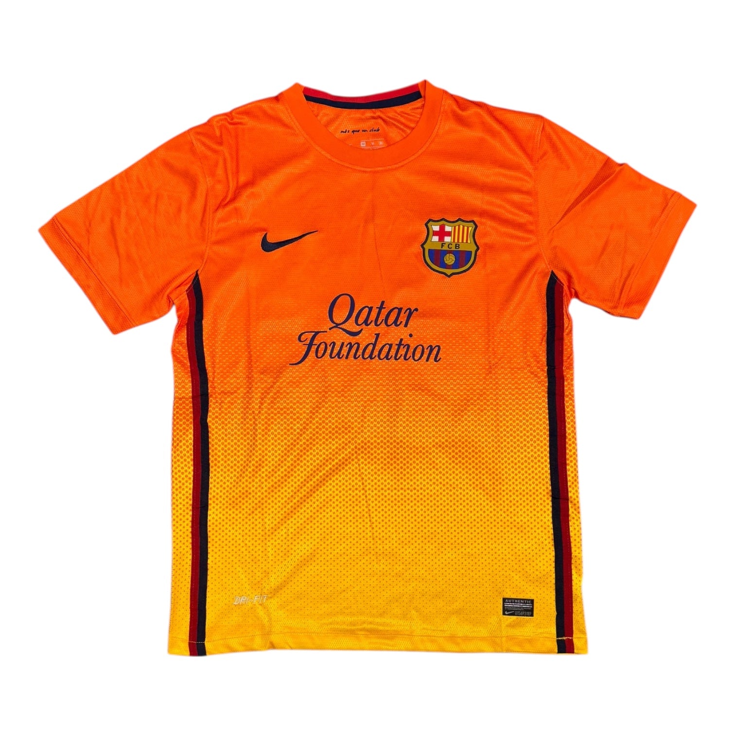 Barcelona 12/13 Away Orange Jersey - MESSI