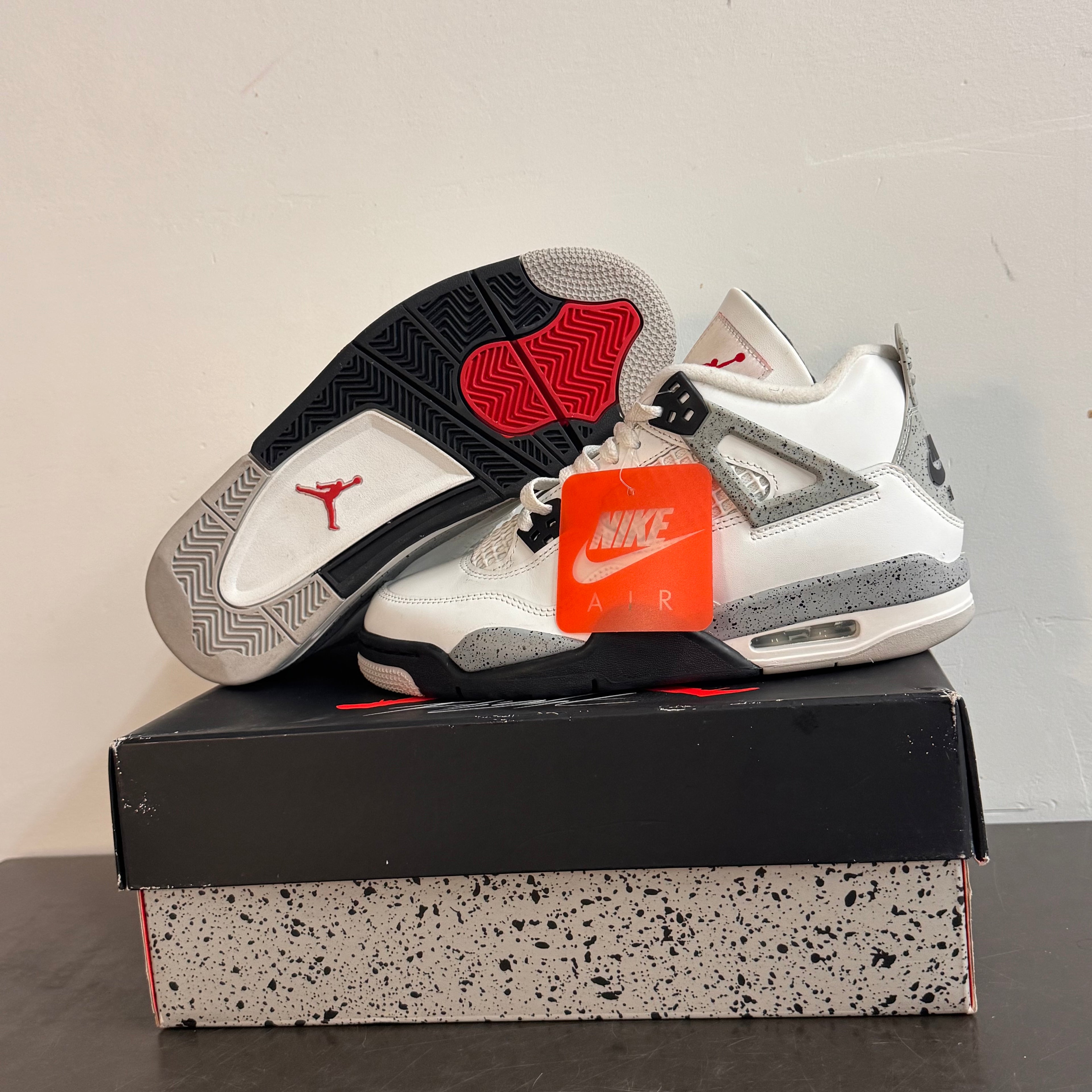 Air Jordan 4 White Cement (7Y)
